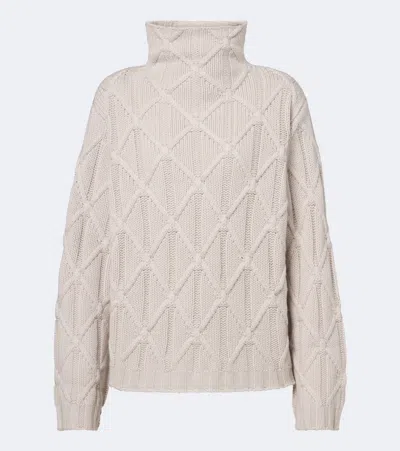 Jardin Des Orangers Wool And Cashmere Sweater In Neutral
