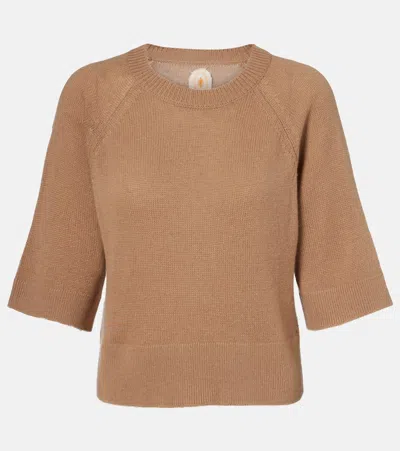Jardin Des Orangers Wool And Cashmere Sweater In Brown