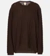Jardin Des Orangers Wool And Cashmere Sweater In Brown