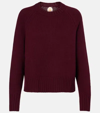Jardin Des Orangers Wool And Cashmere Sweater In Red