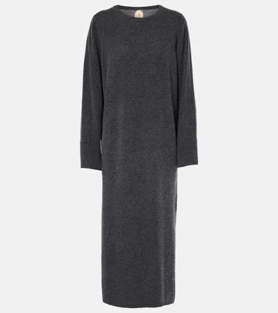 Jardin Des Orangers Wool And Cashmere Sweater Dress In Grau