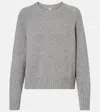 Jardin Des Orangers Wool And Cashmere Sweater In Gray