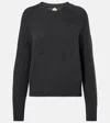 Jardin Des Orangers Wool And Cashmere Sweater In Grey