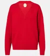 Jardin Des Orangers Wool And Cashmere Sweater In Red