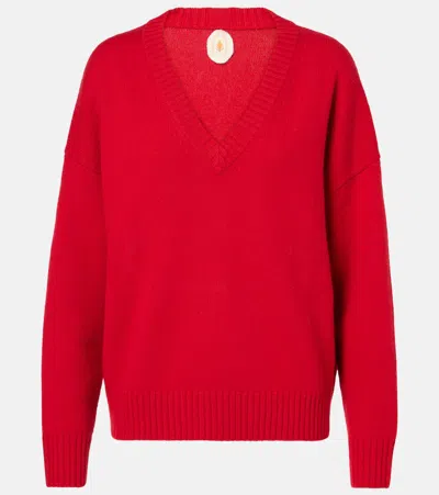 Jardin Des Orangers Wool And Cashmere Sweater In Red