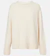 Jardin Des Orangers Wool And Cashmere Sweater In White