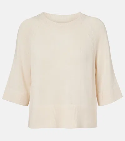 Jardin Des Orangers Wool And Cashmere Sweater In Neutral