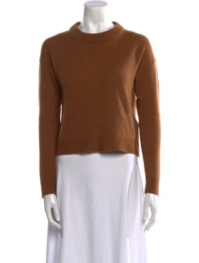 Pre-owned Jardin Des Orangers Wool Crew Neck Sweater In Brown