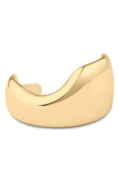 Jardin Molten Asymmetric Cuff Bracelet In Gold
