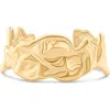 Jardin Organic Molten Cuff Bracelet In Gold
