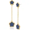 Jardin Resin Clover Drop Earrings