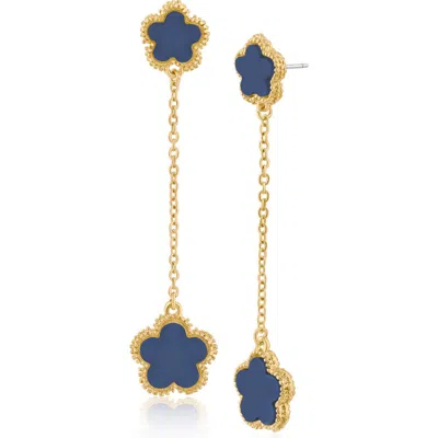 Jardin Resin Clover Drop Earrings