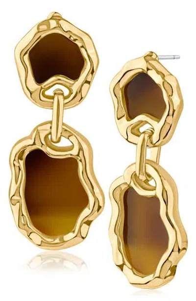 Jardin Resin Molded Drop Earrings