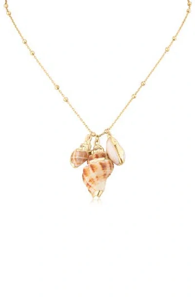 Jardin Sea Life Charm Necklace In Multi