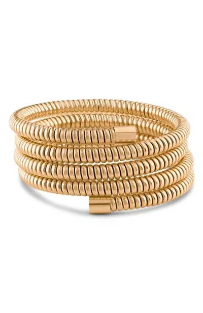 Jardin Snake Chain Wrap Bracelet In Gold
