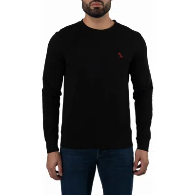 Jared Lang Cotton Long Sleeve T-shirt In Black