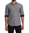Jared Lang Long Sleeve Shirt In Grey In Gray