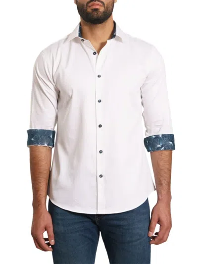 Jared Lang Men's Long Sleeve Shirt In White
