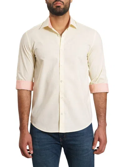 Jared Lang Men's Long Sleeve Shirt In Yellow