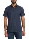 Jared Lang Men's Point Collar Shirt In Navy