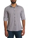 Jared Lang Sport Shirt In White Print