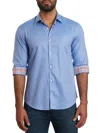 JARED LANG MEN'S TRIM FIT PIMA COTTON SHIRT