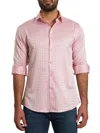 Jared Lang Sport Shirt In Salmon