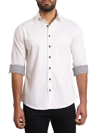 Jared Lang Men's Trim Fit Shirt In White