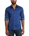 Jared Lang Solid Pima Cotton Button-up Shirt