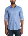 Jared Lang Solid Pima Cotton Button-up Shirt