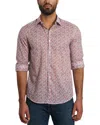 Jared Lang Men's Floral Pima Cotton Shirt