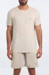 Jared Lang Men's Ice Cream 2-piece Pajama Set In Oatmeal