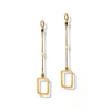Jaredjamin Gold Lattice Of Gladys Drop Earrings