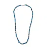 Jaredjamin Men's Blue Sur Side Jasper Beaded Necklace In Blue