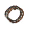 Jaredjamin Men's Brown Coffee King Bracelet Set