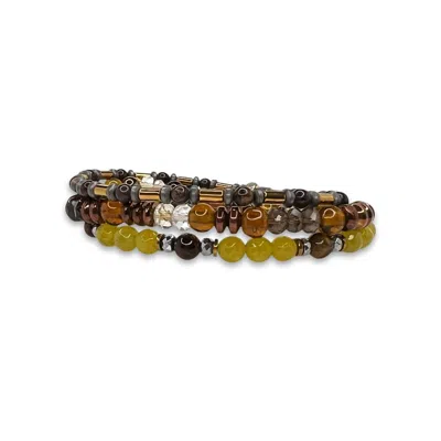 Jaredjamin Men's Red Canyon Country Bracelet Set