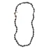 Jaredjamin Men's Red Rocks Of Sangria Skull-clasp Necklace