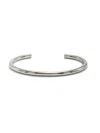 Jaredjamin Men's Silver Tubular Cuff In Silver