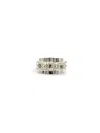 Jaredjamin Silver Charlie Chain Mens Ring