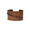 Jaredjamin Women's Brown Tribella Antique Finish Cuff Bracelet