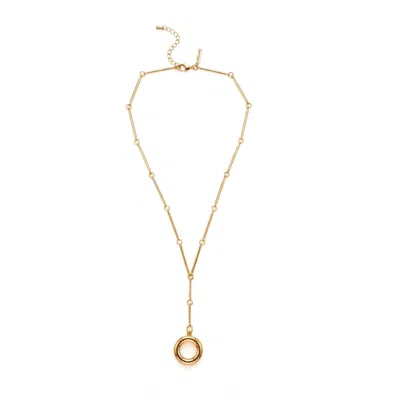 Jaredjamin Women's Cybele Gold Bar Link Necklace