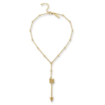 Jaredjamin Women's Gold Archer Bar Link Necklace