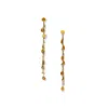 Jaredjamin Women's Gold Babylonica Dangle Post Earrings In Gold