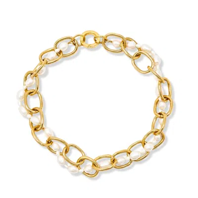 Jaredjamin Women's Gold Billie & Pearl Chain Necklace