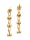 Jaredjamin Women's Gold Blockbuster Four Block Earrings