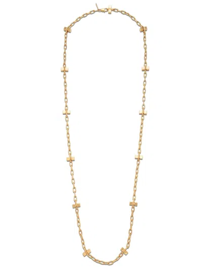 Jaredjamin Women's Gold Blockbuster Lite Long Necklace