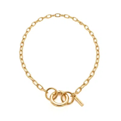 Jaredjamin Women's Gold Chain Reaction Connector Necklace