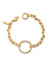 Jaredjamin Women's Gold Chain Reaction Ellipse Bracelet