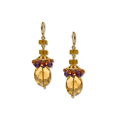 Jaredjamin Women's Gold Copacabana Dangle Earrings