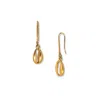 Jaredjamin Women's Gold Cowrie French Hook Earrings In Gold